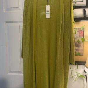 Calvin Klein Lime Mesh Cardigan